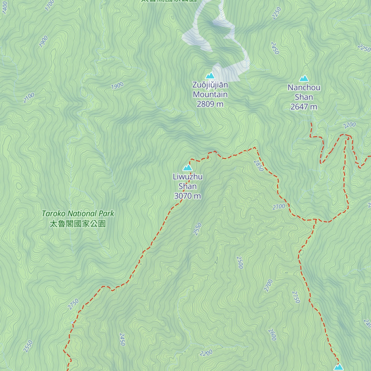 Dàlǐshí Yíngdì Bìnán Shānwū map