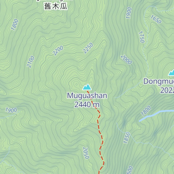 Map of Muguashan