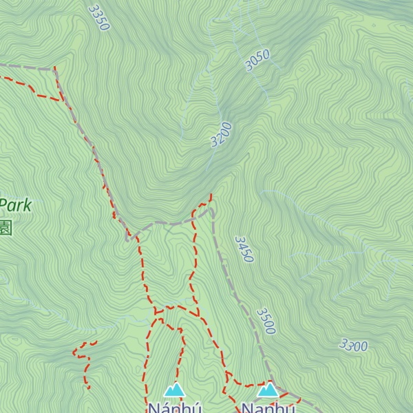 Map of Nanhudashandongbeifeng