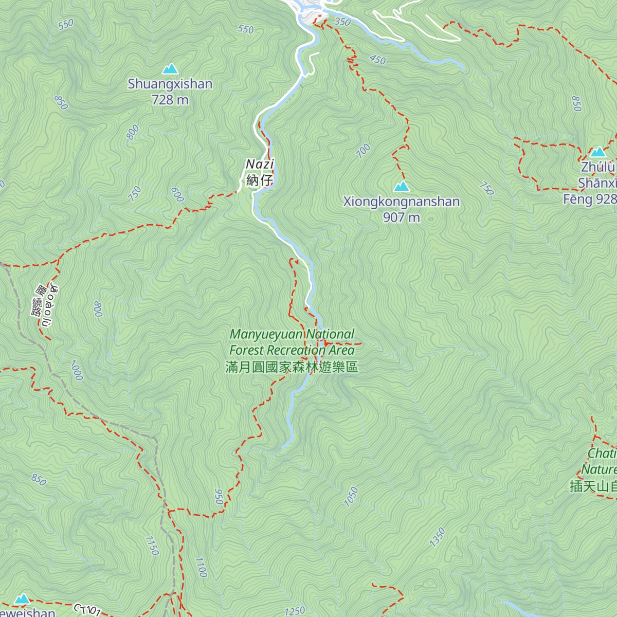 Guān Yú Tái map