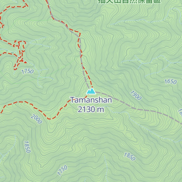 Map of Tamanshan