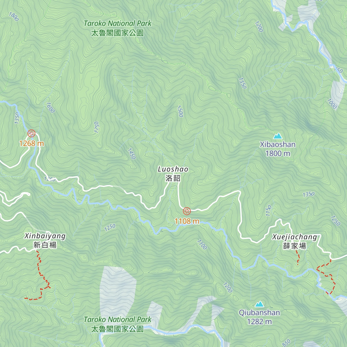 Luoshao Lodge map