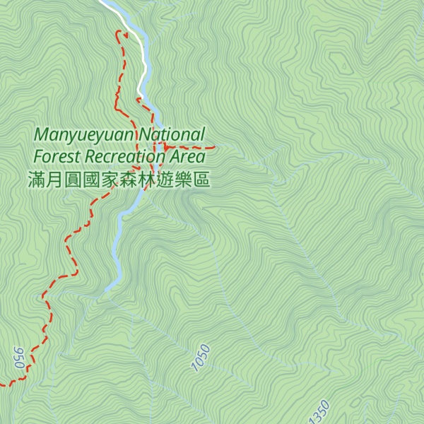 Map of Manyueyuanshan