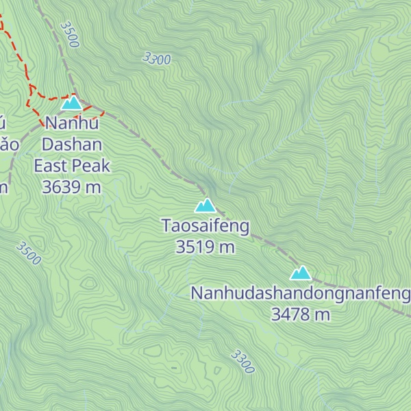 Map of Taosaifeng
