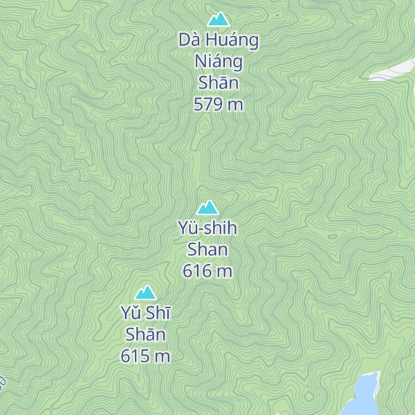 Map of Yü-shih Shan