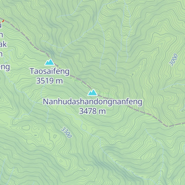 Map of Nanhudashandongnanfeng
