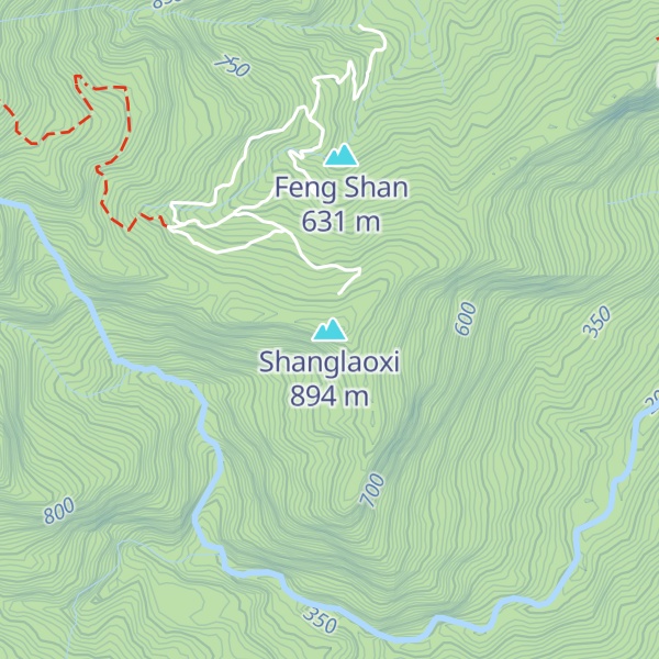 Map of Shanglaoxi