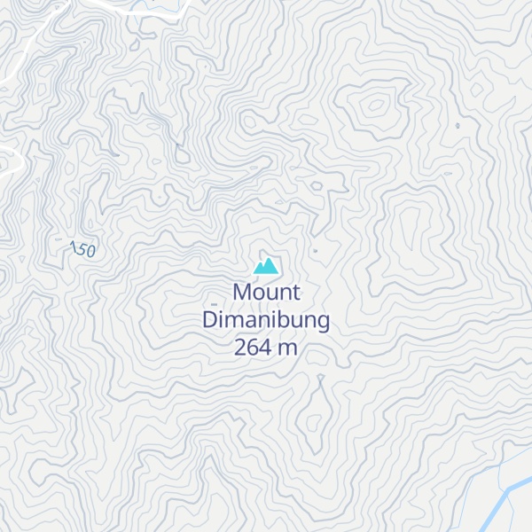 Map of Mount Dimanibung