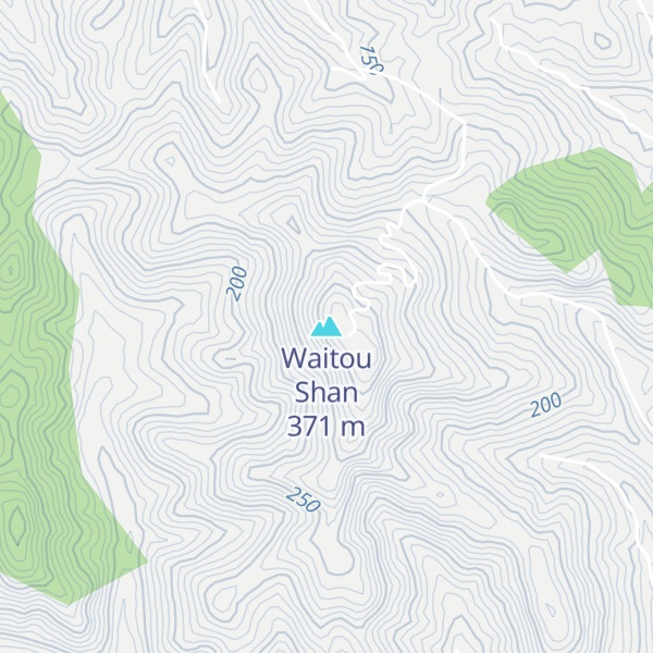 Map of Waitou Shan