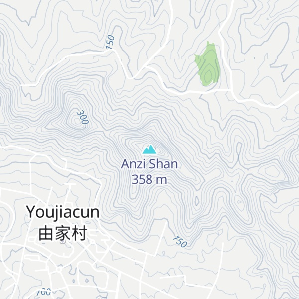 Map of Anzi Shan