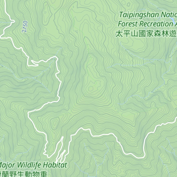 Map of Jianqingshan