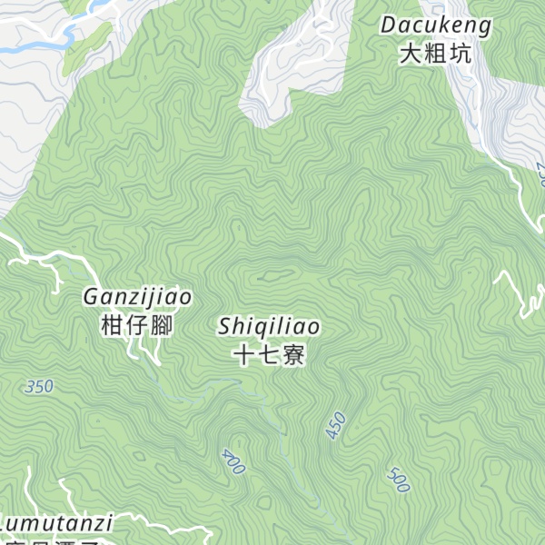 Map of Shiqiliaoshan