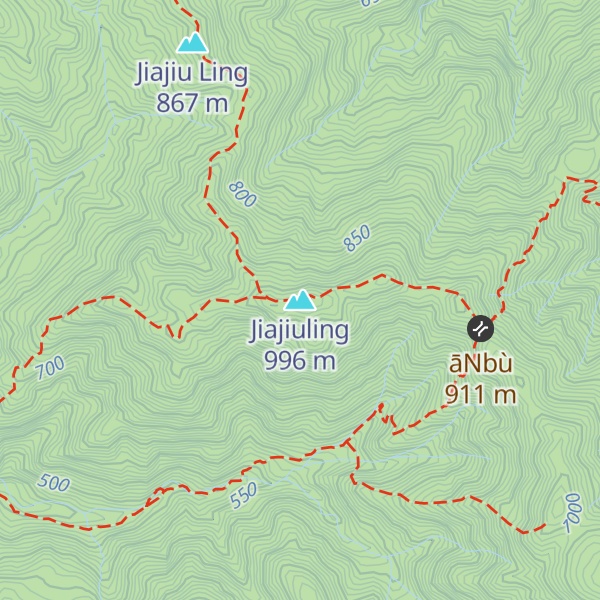 Map of Jiajiuling