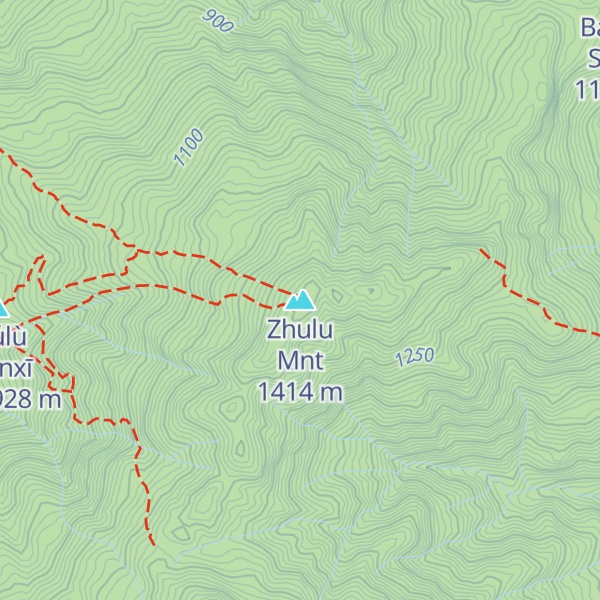 Map of Zhulu Mnt