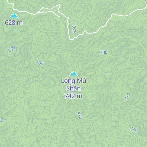 Map of Lóng Mǔ Shān