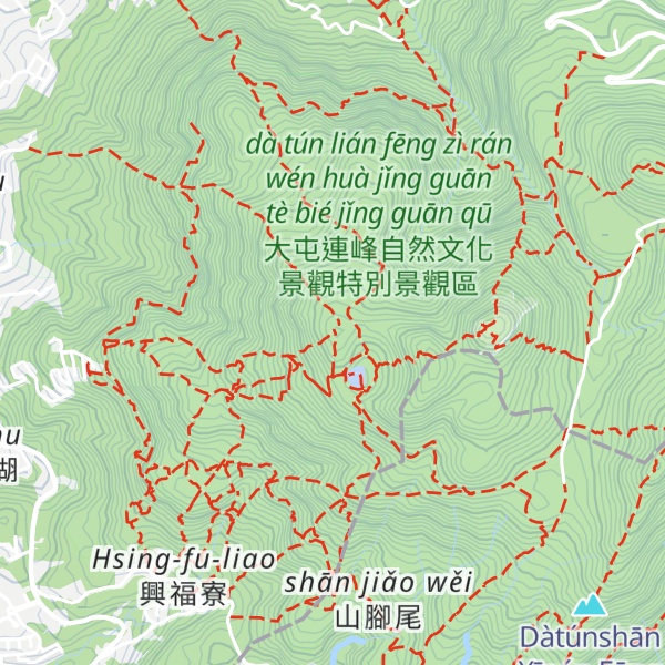 Map of Mt. Xiangtianchi