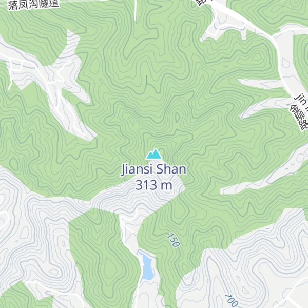 Map of Jiansi Shan