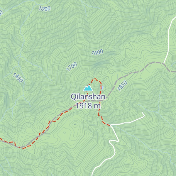 Map of Qilanshan