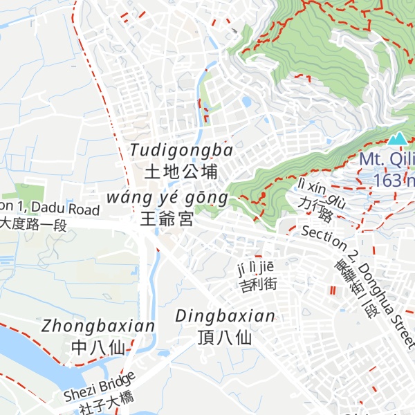 Map of Mt. Donghua