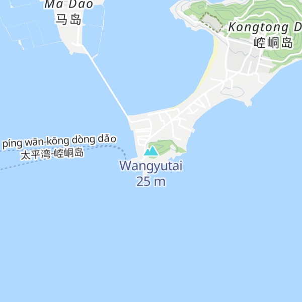 Map of Wangyutai