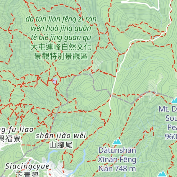 Map of Huoshaoshan