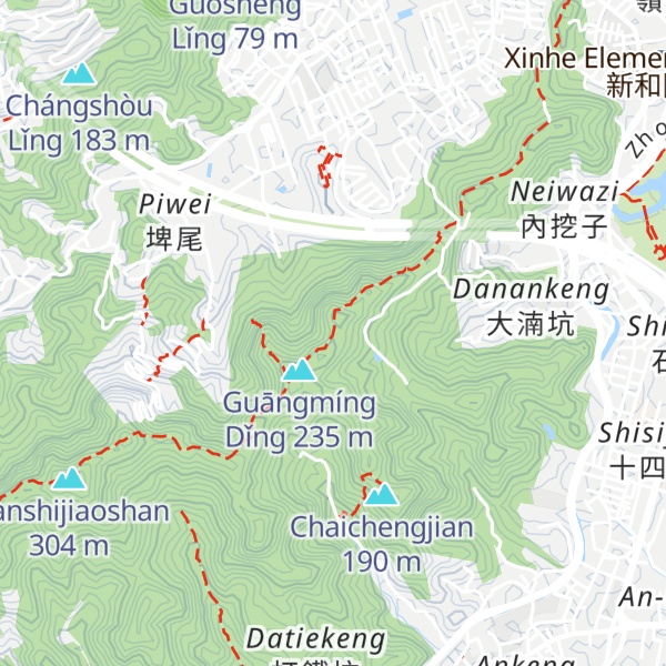Map of Chángshòu Tíng