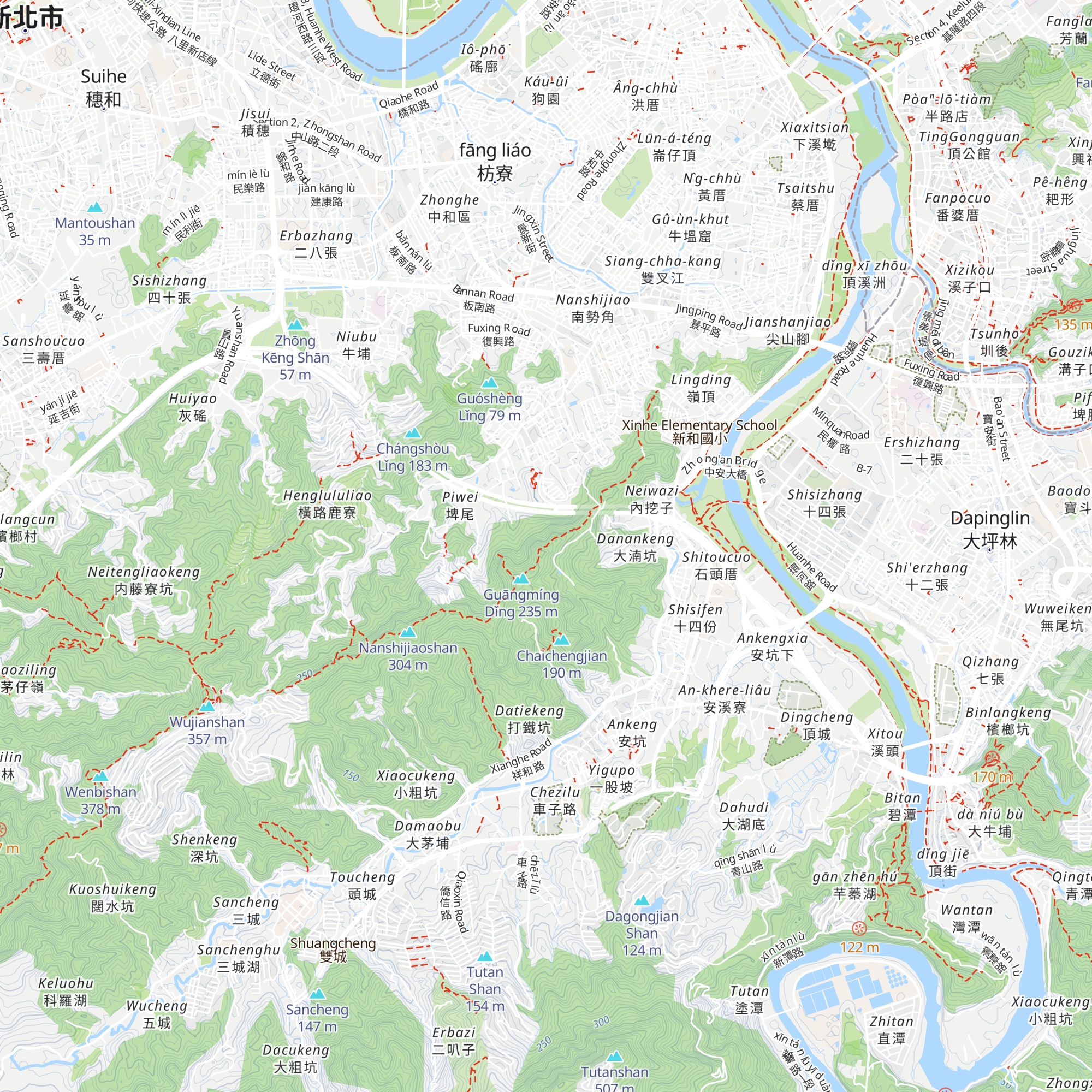 Yǎ Zhù map