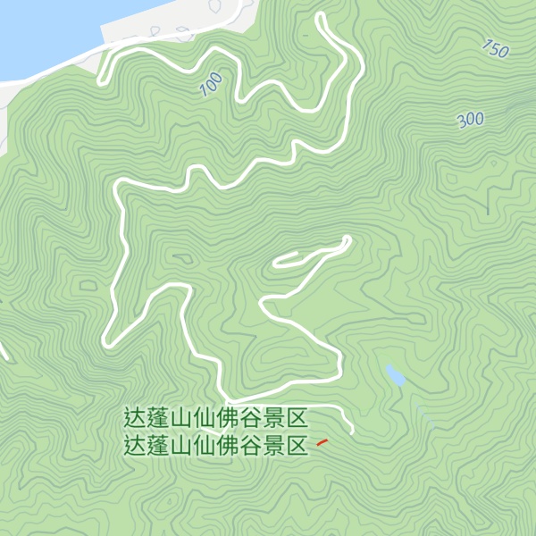 Map of Dapeng Shan