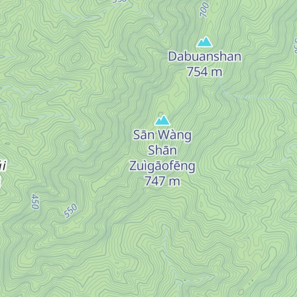 Map of Sanwangshan