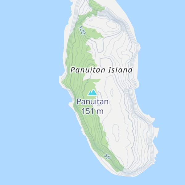 Map of Panuitan