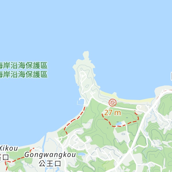 Map of Xiayuankengshan
