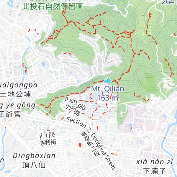 Map of Mt. Qiyan