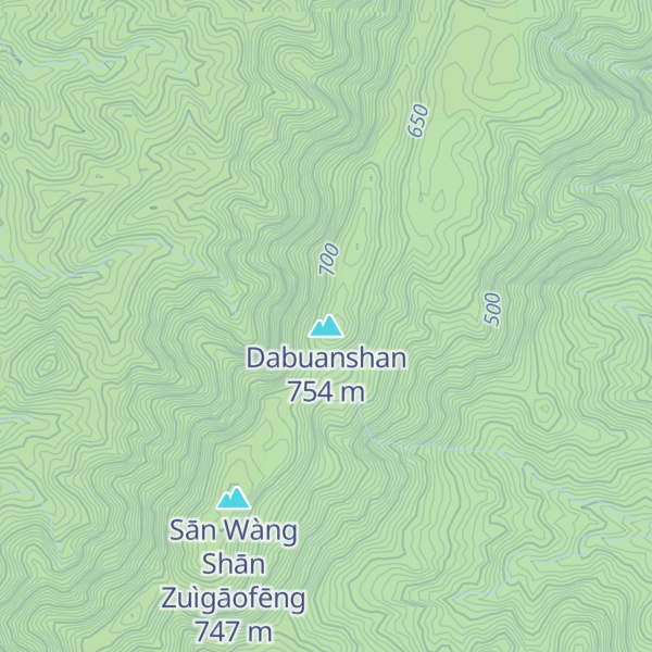 Map of Dabuanshan