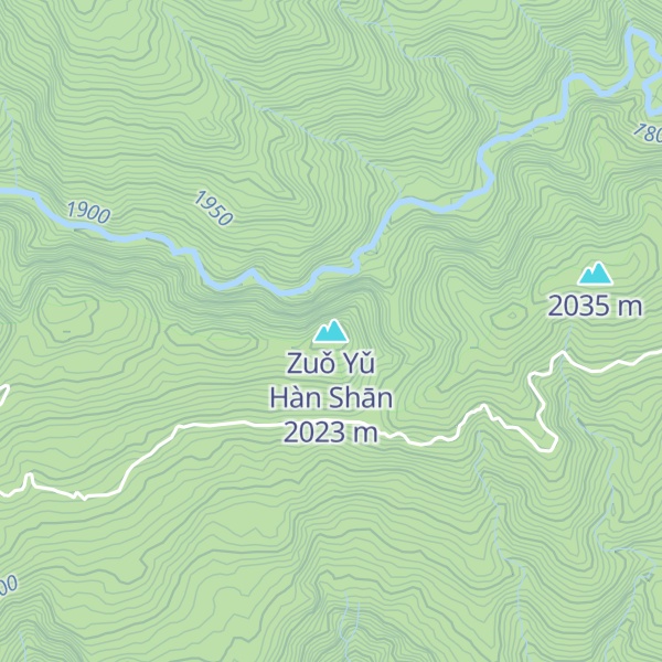 Map of Zuǒ Yǔ Hàn Shān