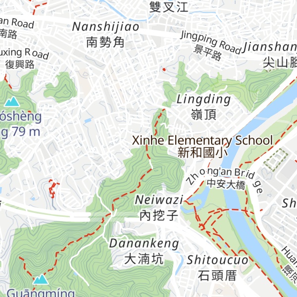 Map of Yuán Shòu Zhuāng