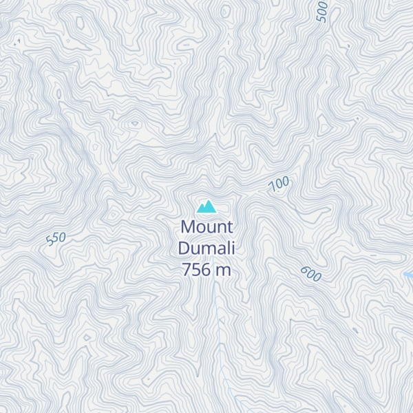 Map of Mount Dumali
