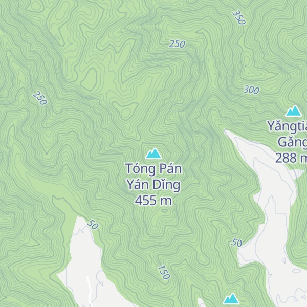 Map of Tóng Pán Yán Dǐng