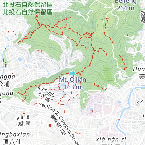 Map of Mt. Qilian