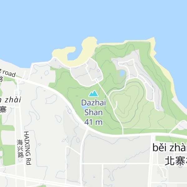 Map of Dazhai Shan
