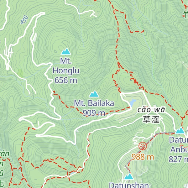 Map of Mt. Bailaka