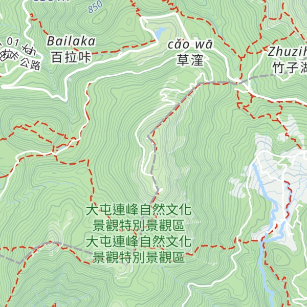 Map of Datunshan