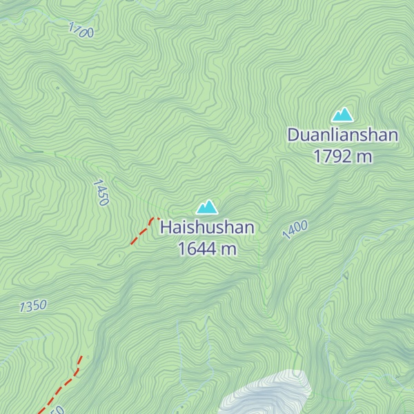 Map of Haishushan