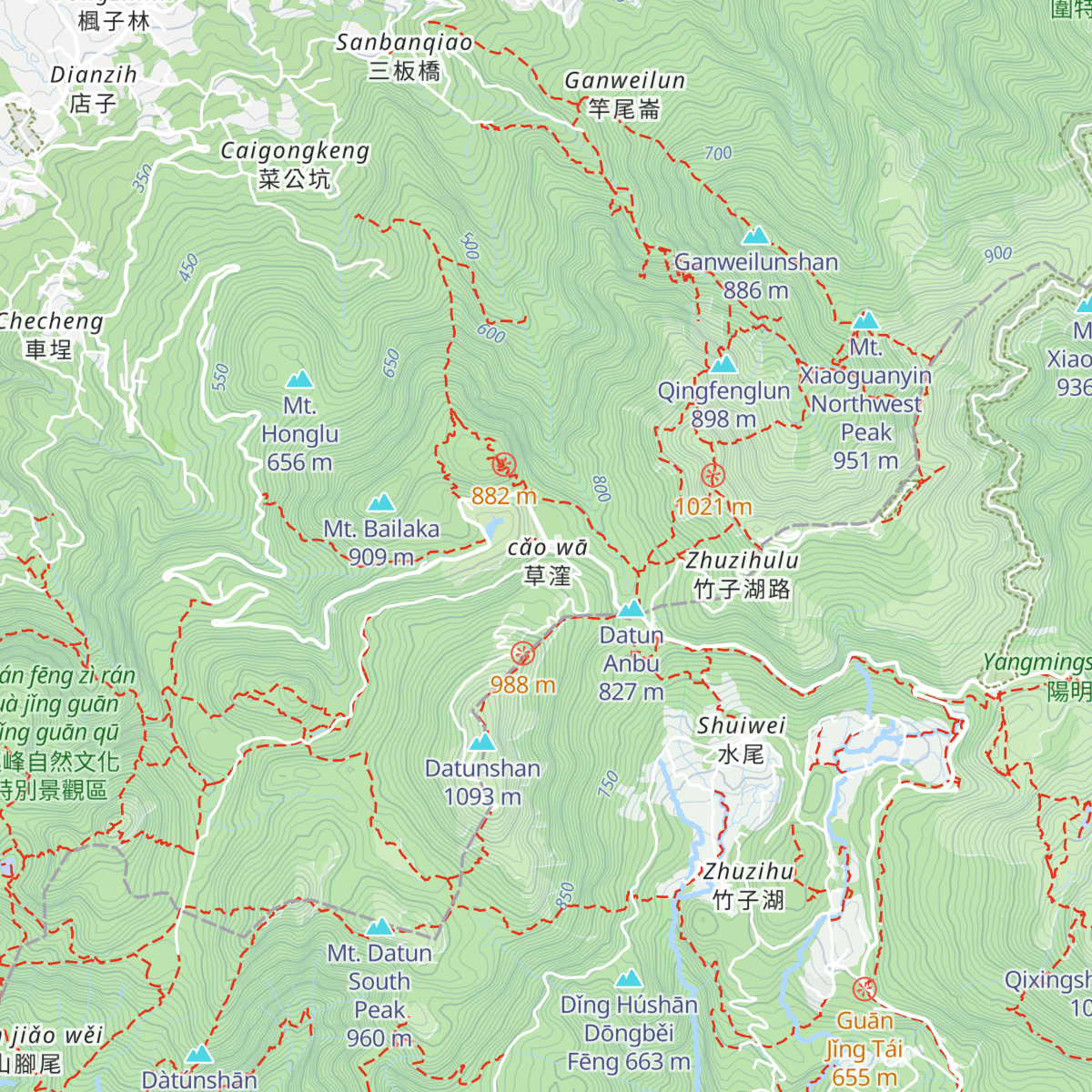 Erziping Visitor Center map