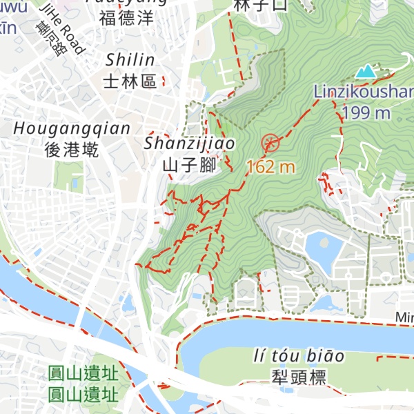 Map of Jiantanshan