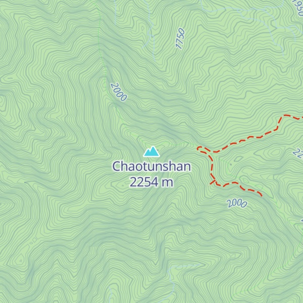 Map of Chaotunshan