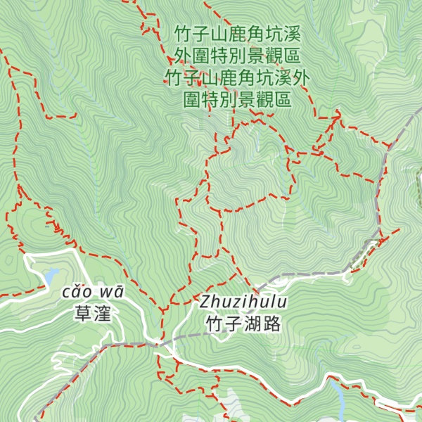 Map of Xiaoguanyinshanxixifeng