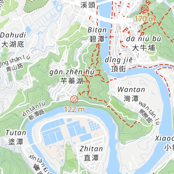 Map of Hemeishan