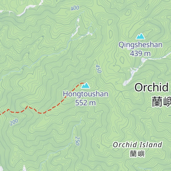 Map of Hongtoushan