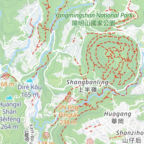 Map of Hushan