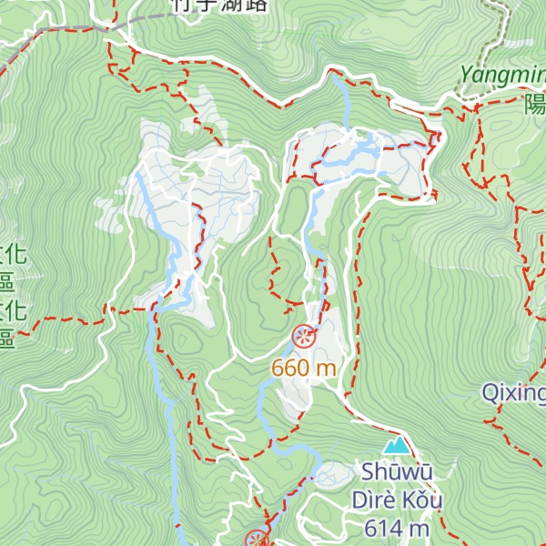 Map of Mt. Zhuzihu